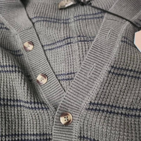 Prana Milani Henley Dress Kale Stripe NWT - Picture 7 of 8